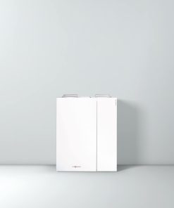 Prezračevalna naprava Vitovent 300-W deluje skrajno varčno. Zmogljiv prenosnik toplote izkorišča v hladnem letnem času do 93 % toplote iz odvodnega zraka za ogrevanje pritekajočega svežega zraka.