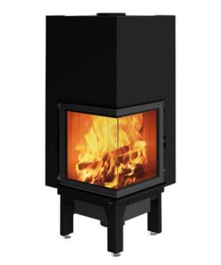 Kaminski vložek na polena EDILKAMIN, tip SIDE PLUS 50X 50, 12 kW, zračni