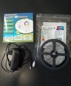 Komplet Led RGB trak z krmlnikom na dotik in usmernikom