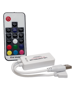 RF MINI RGB USB LED KONTROLER Z DALJINSKIM UPRAVLJALNIK ZA LED TRAK 5V
