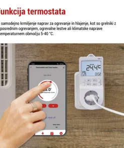 Termostat za IR panel z vtičnico Wi fi